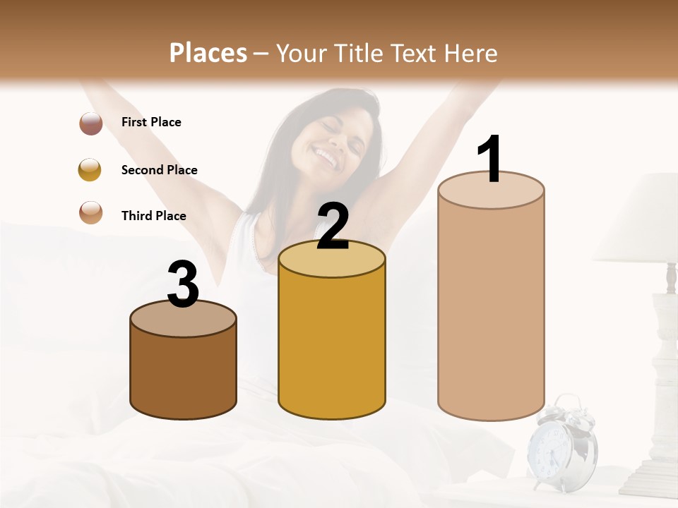 Duvet Clock Beauty PowerPoint Template