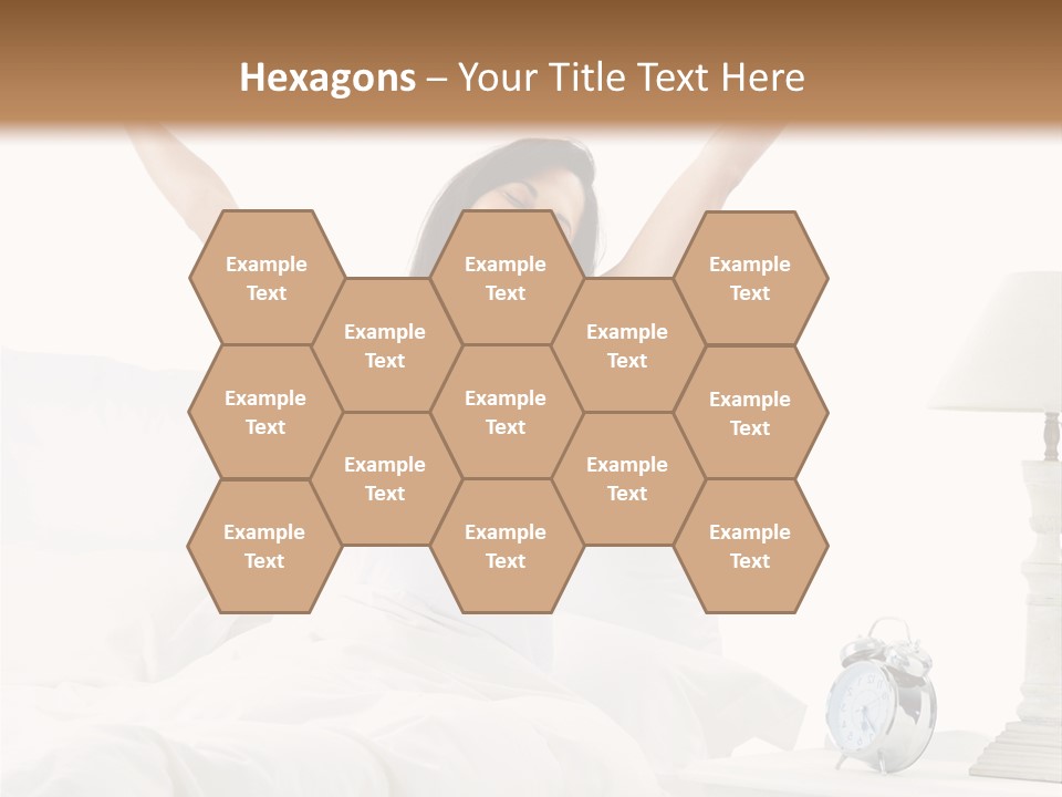 Duvet Clock Beauty PowerPoint Template