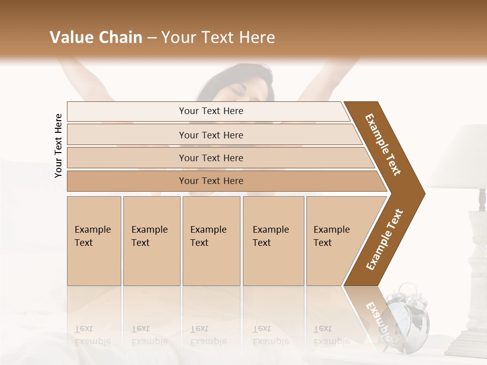 Duvet Clock Beauty PowerPoint Template