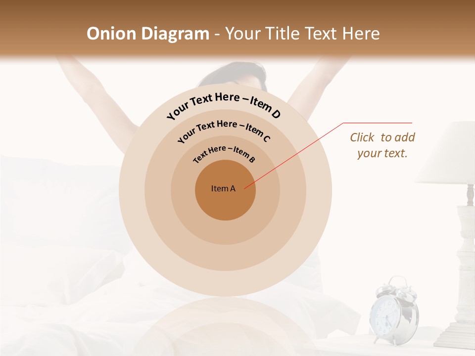 Duvet Clock Beauty PowerPoint Template