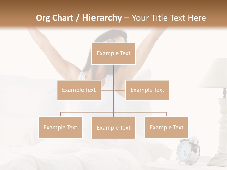 Duvet Clock Beauty PowerPoint Template