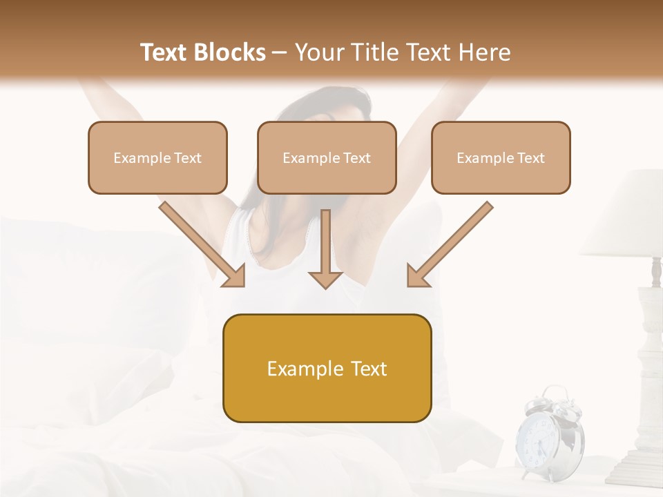 Duvet Clock Beauty PowerPoint Template