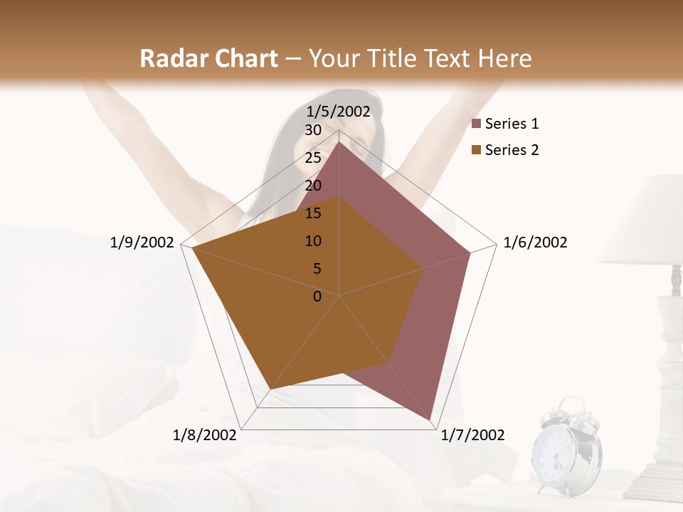 Duvet Clock Beauty PowerPoint Template