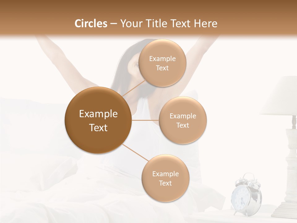 Duvet Clock Beauty PowerPoint Template