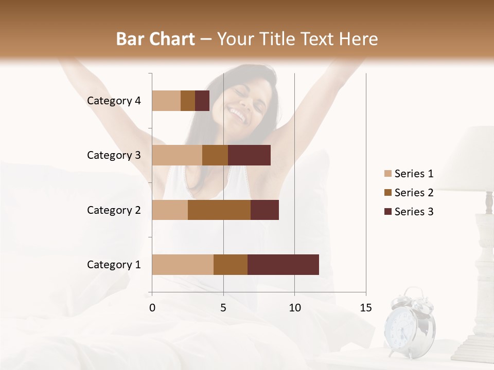 Duvet Clock Beauty PowerPoint Template