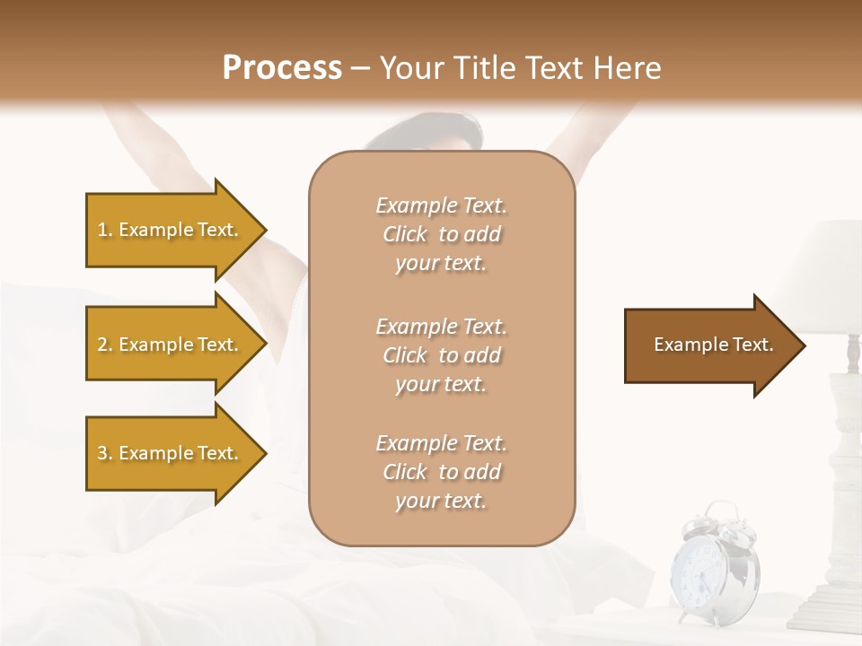 Duvet Clock Beauty PowerPoint Template