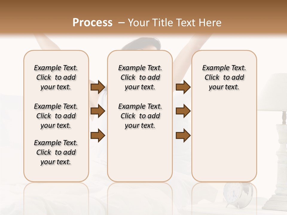 Duvet Clock Beauty PowerPoint Template
