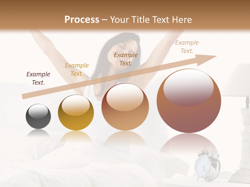 Duvet Clock Beauty PowerPoint Template