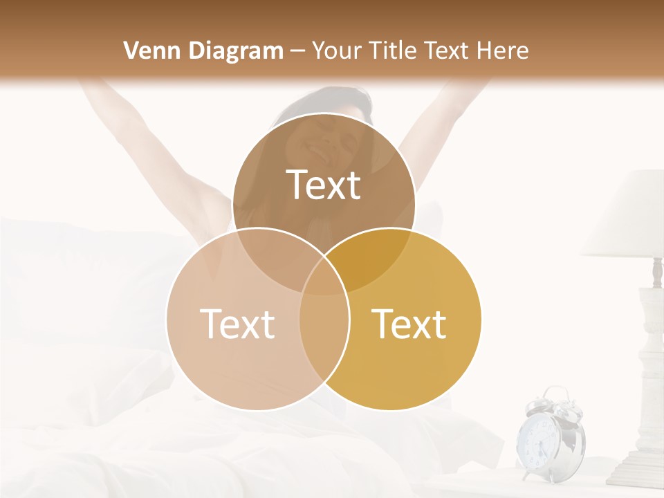 Duvet Clock Beauty PowerPoint Template