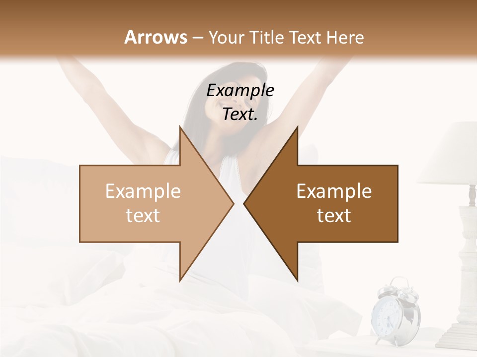 Duvet Clock Beauty PowerPoint Template