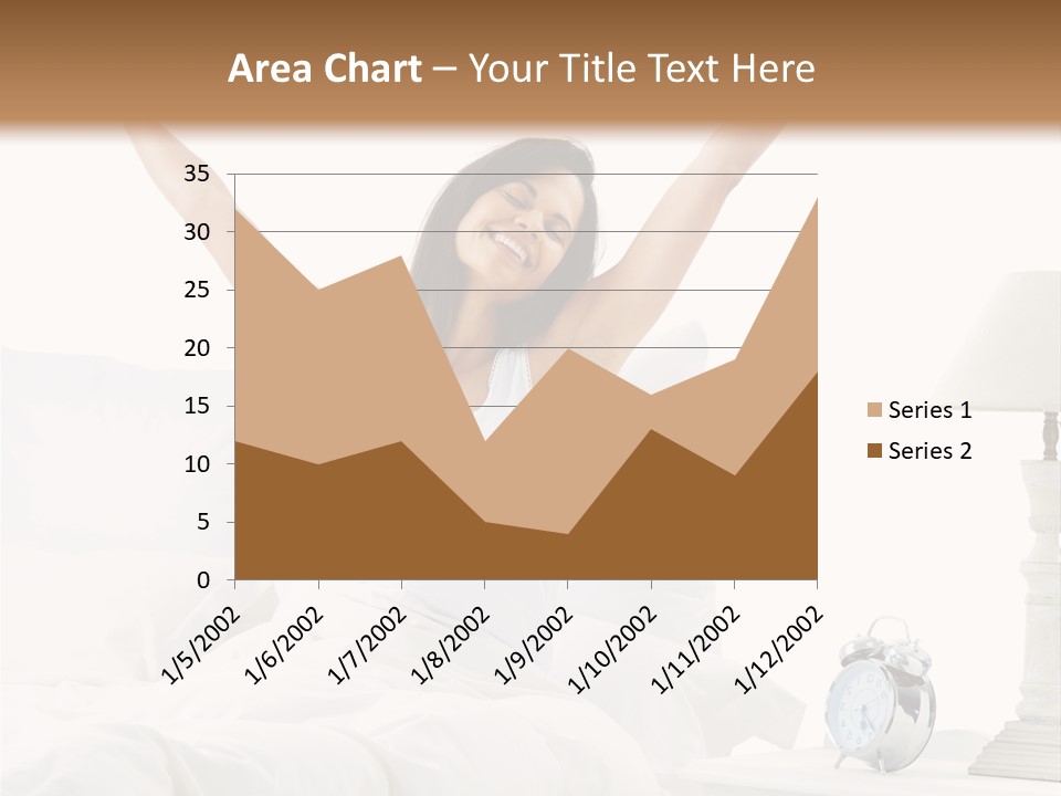 Duvet Clock Beauty PowerPoint Template