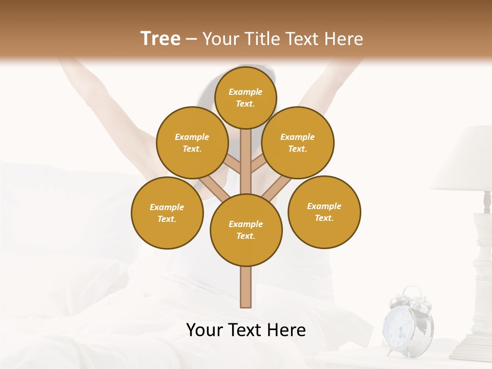 Duvet Clock Beauty PowerPoint Template