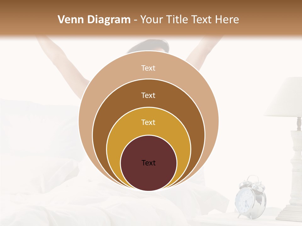 Duvet Clock Beauty PowerPoint Template