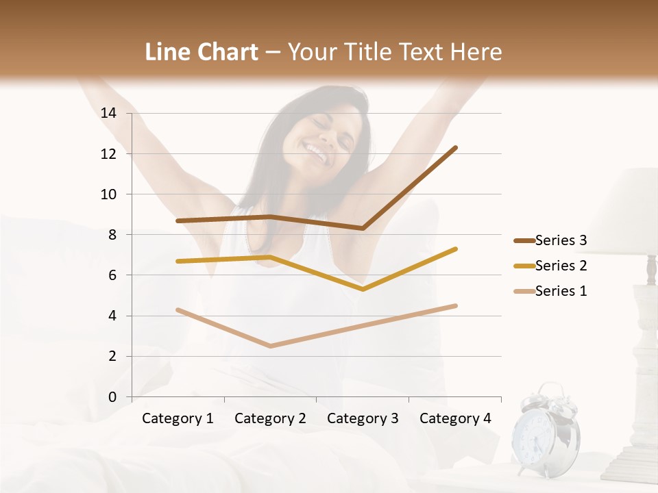 Duvet Clock Beauty PowerPoint Template