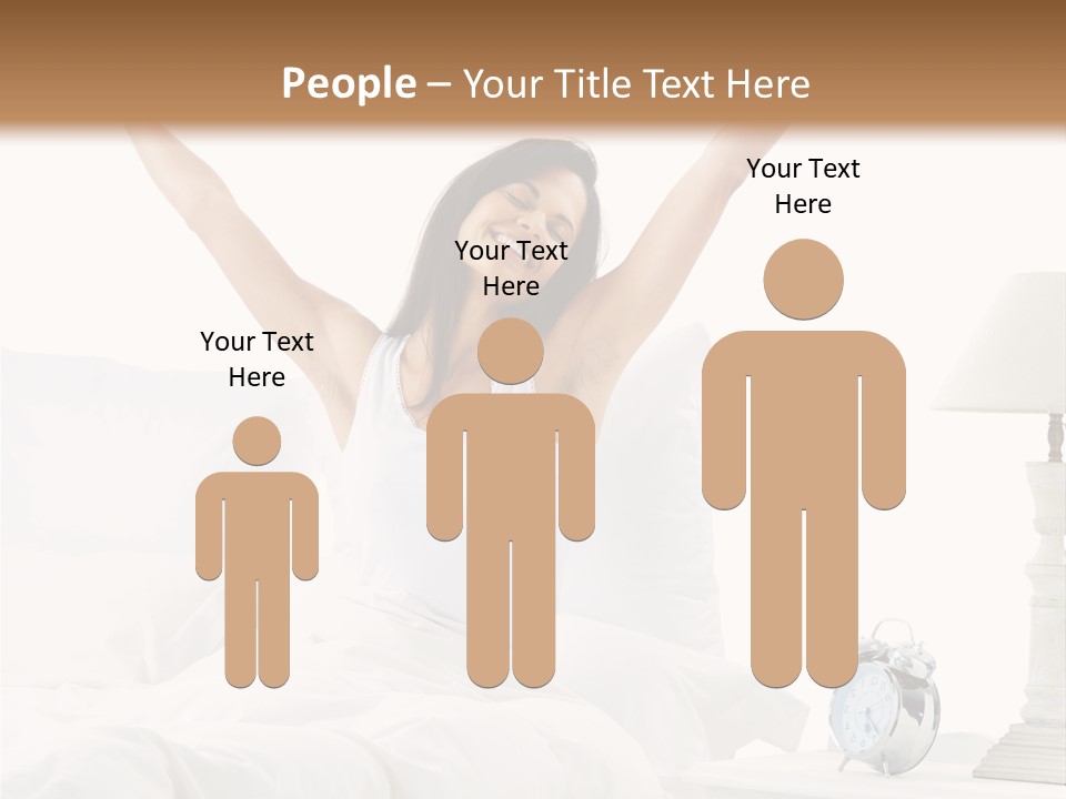 Duvet Clock Beauty PowerPoint Template