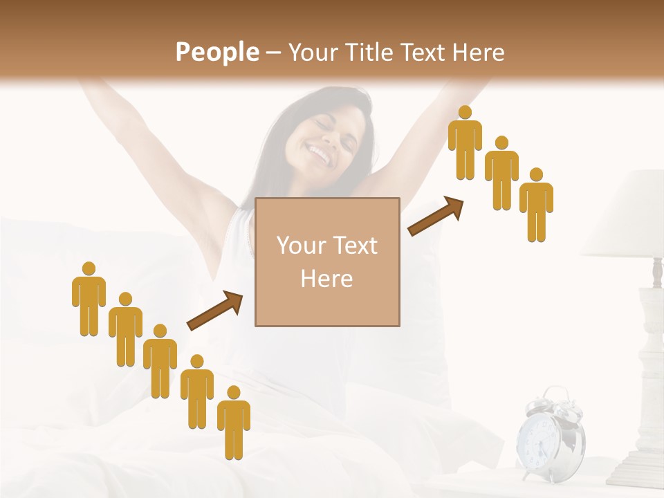 Duvet Clock Beauty PowerPoint Template