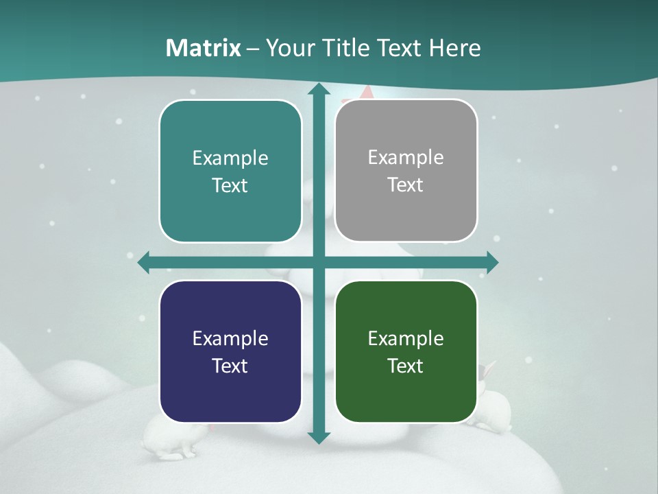 Rabbit Ornament Moon PowerPoint Template