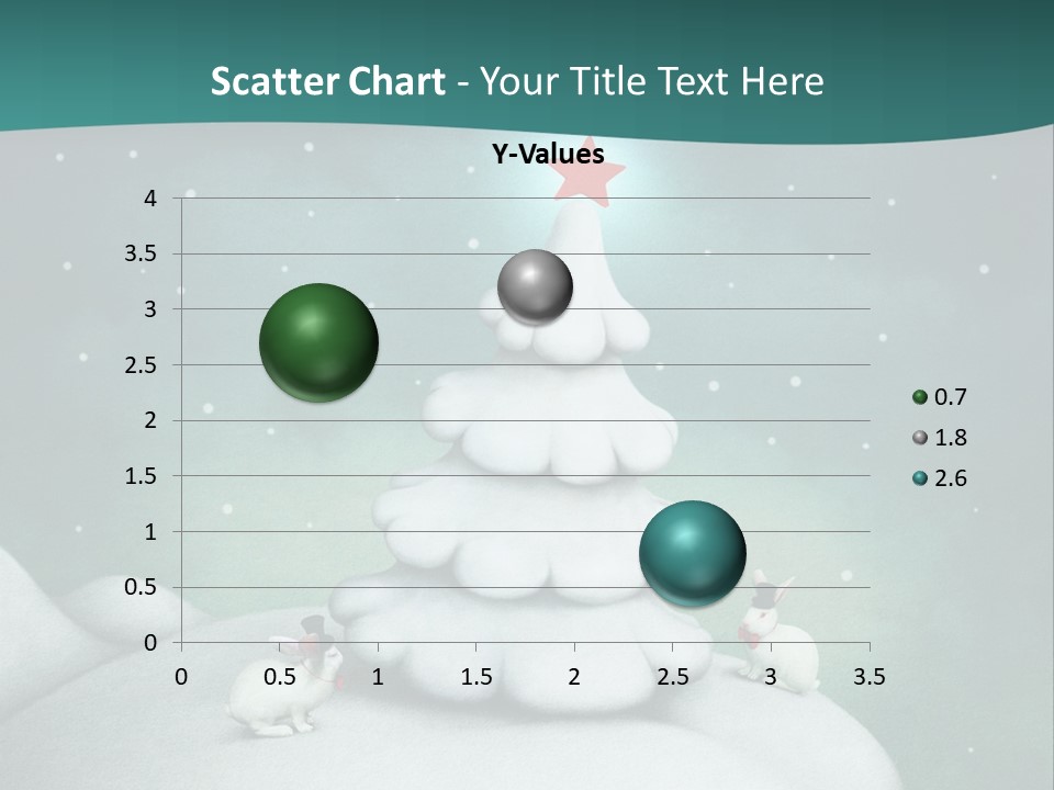 Rabbit Ornament Moon PowerPoint Template