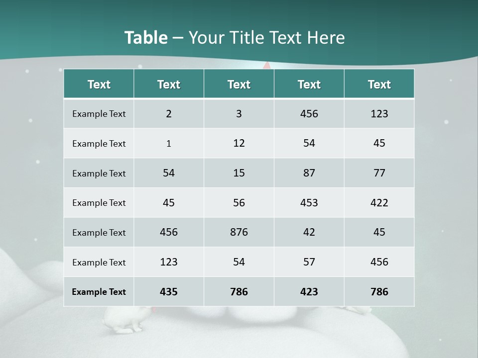 Rabbit Ornament Moon PowerPoint Template