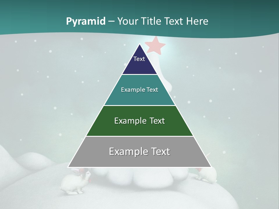 Rabbit Ornament Moon PowerPoint Template