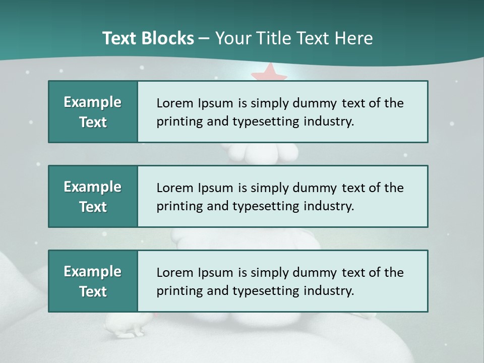 Rabbit Ornament Moon PowerPoint Template