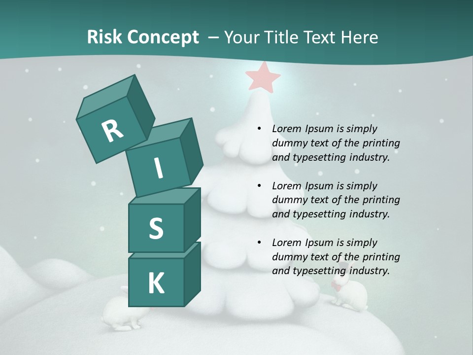 Rabbit Ornament Moon PowerPoint Template