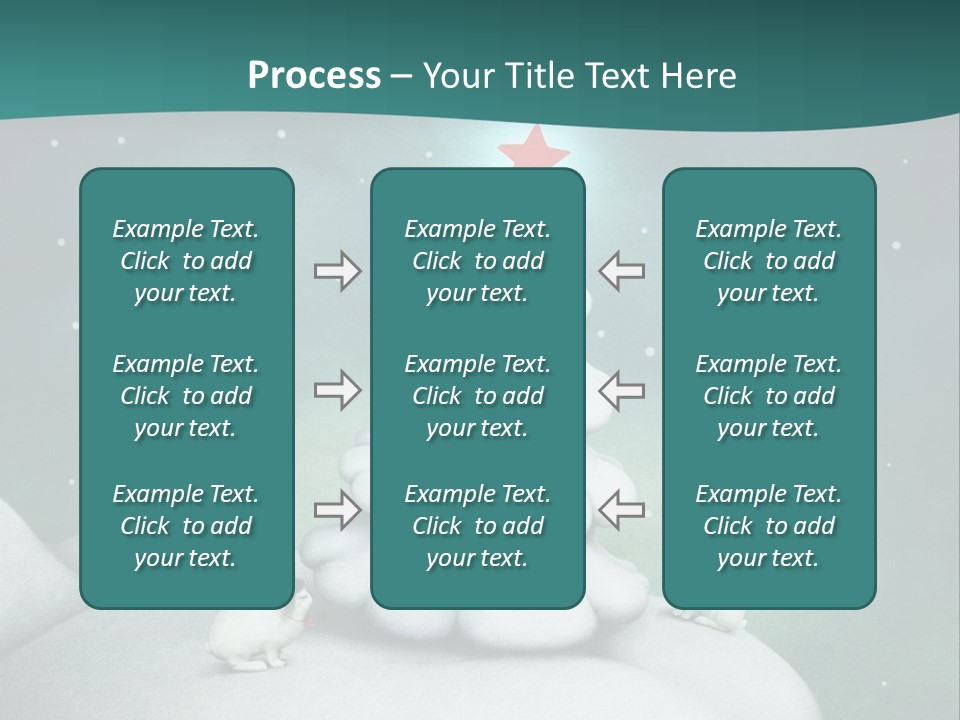 Rabbit Ornament Moon PowerPoint Template