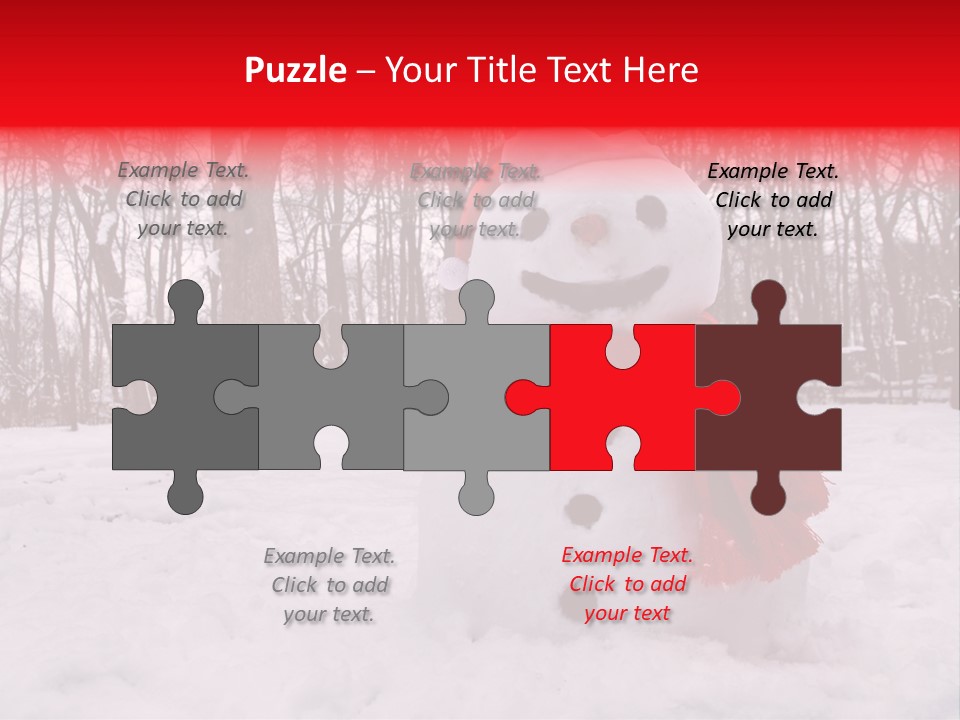 Vertical White Nobody PowerPoint Template