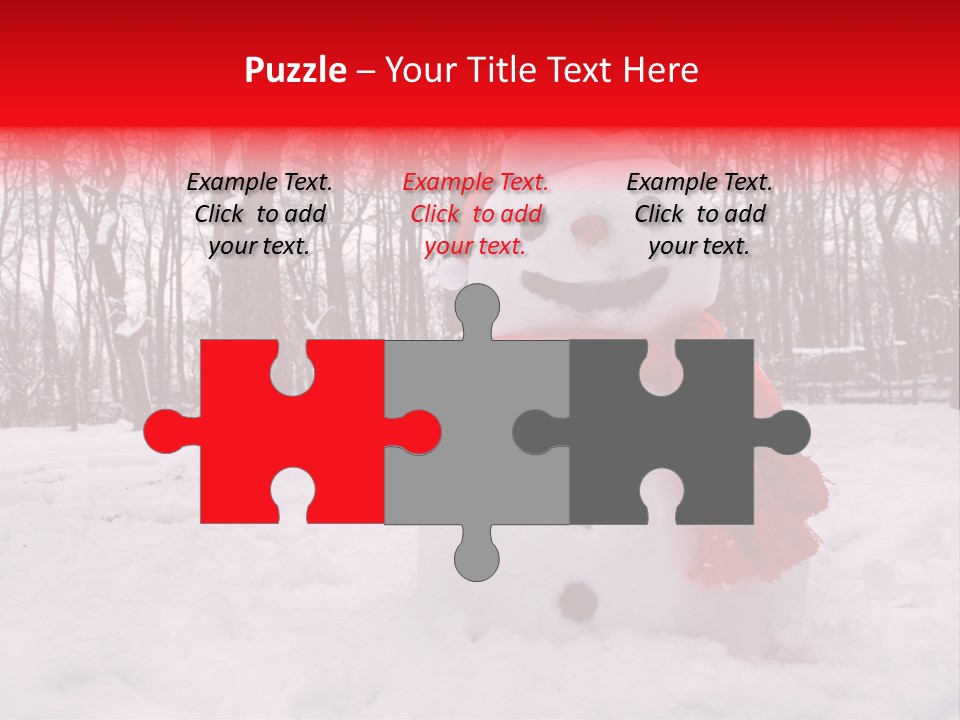 Vertical White Nobody PowerPoint Template