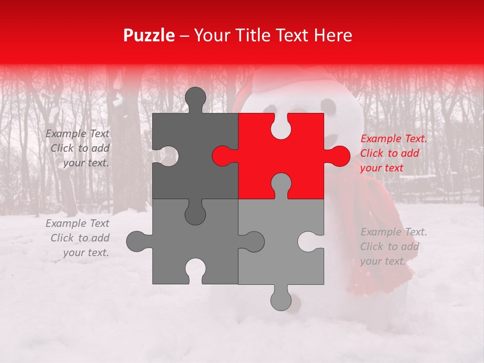 Vertical White Nobody PowerPoint Template