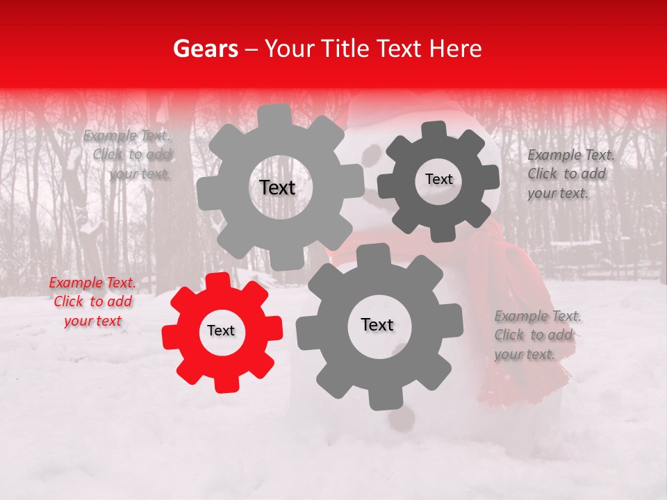 Vertical White Nobody PowerPoint Template