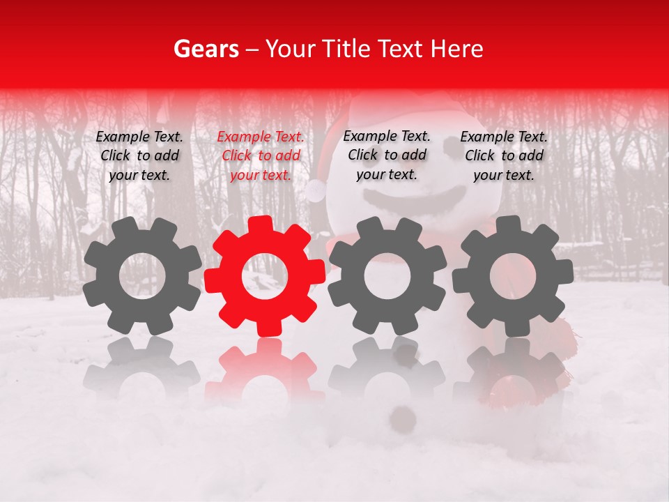 Vertical White Nobody PowerPoint Template