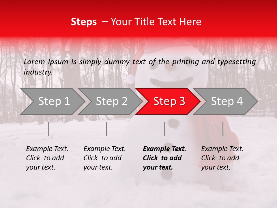 Vertical White Nobody PowerPoint Template