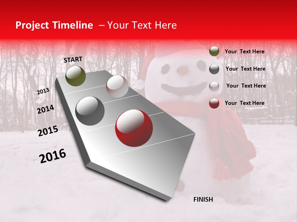 Vertical White Nobody PowerPoint Template