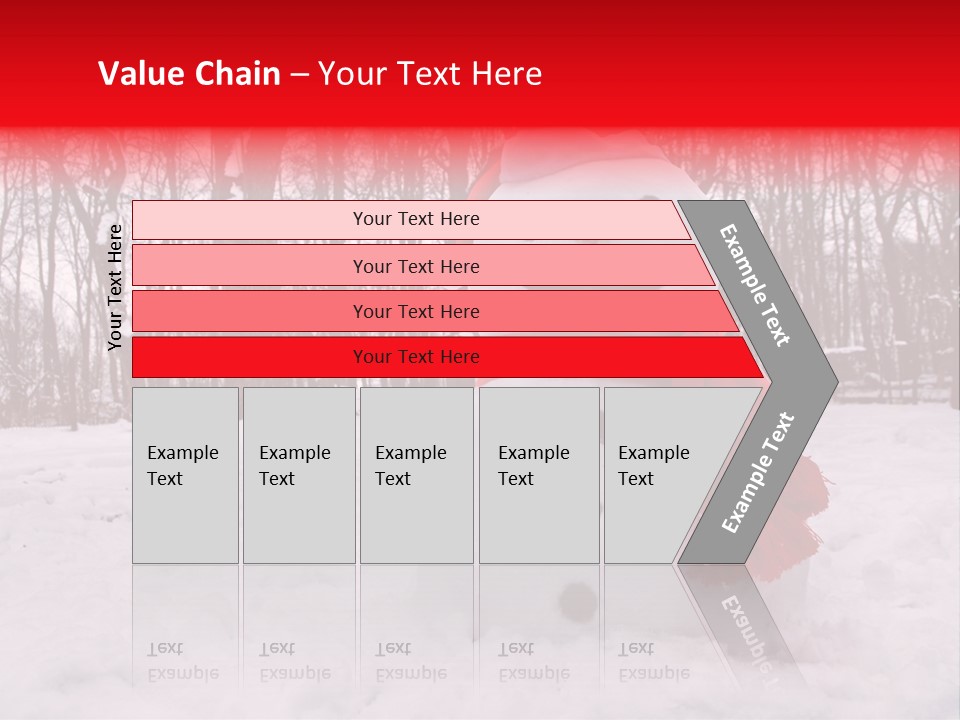 Vertical White Nobody PowerPoint Template