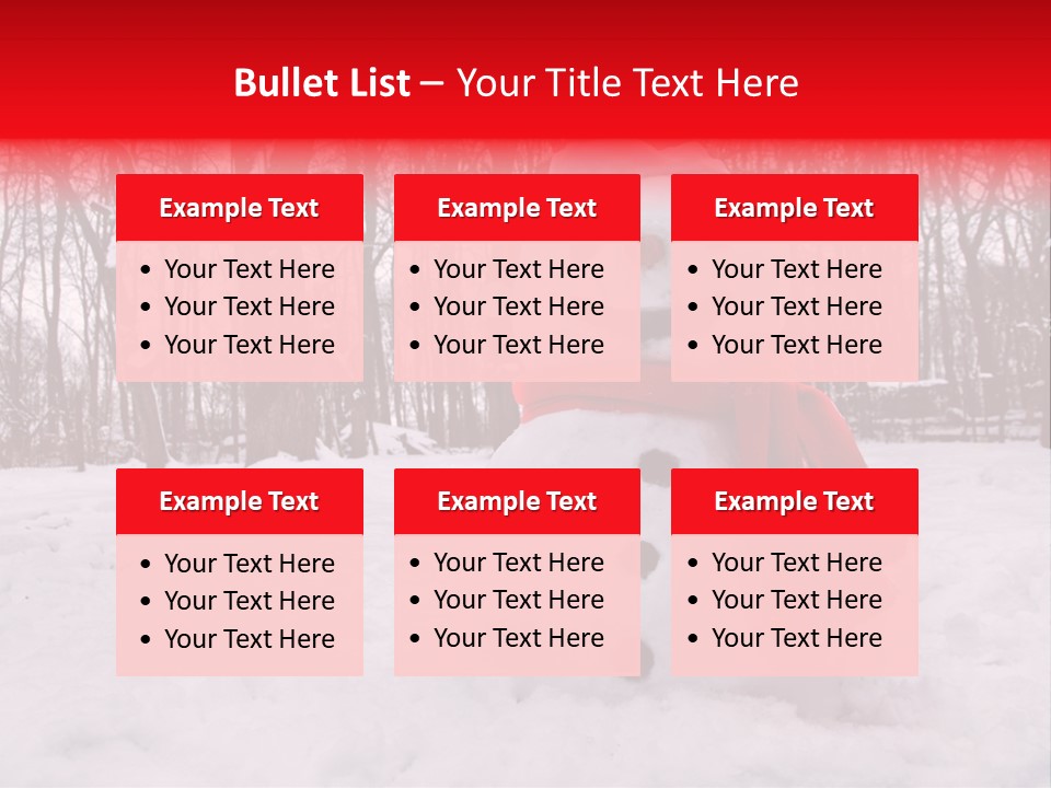 Vertical White Nobody PowerPoint Template