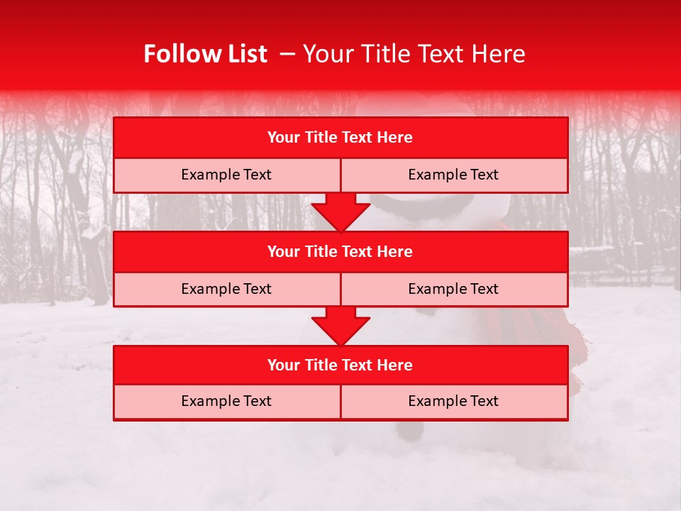 Vertical White Nobody PowerPoint Template