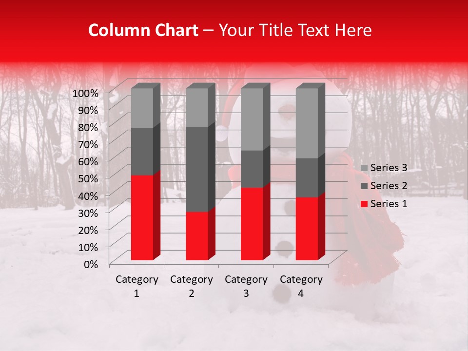 Vertical White Nobody PowerPoint Template