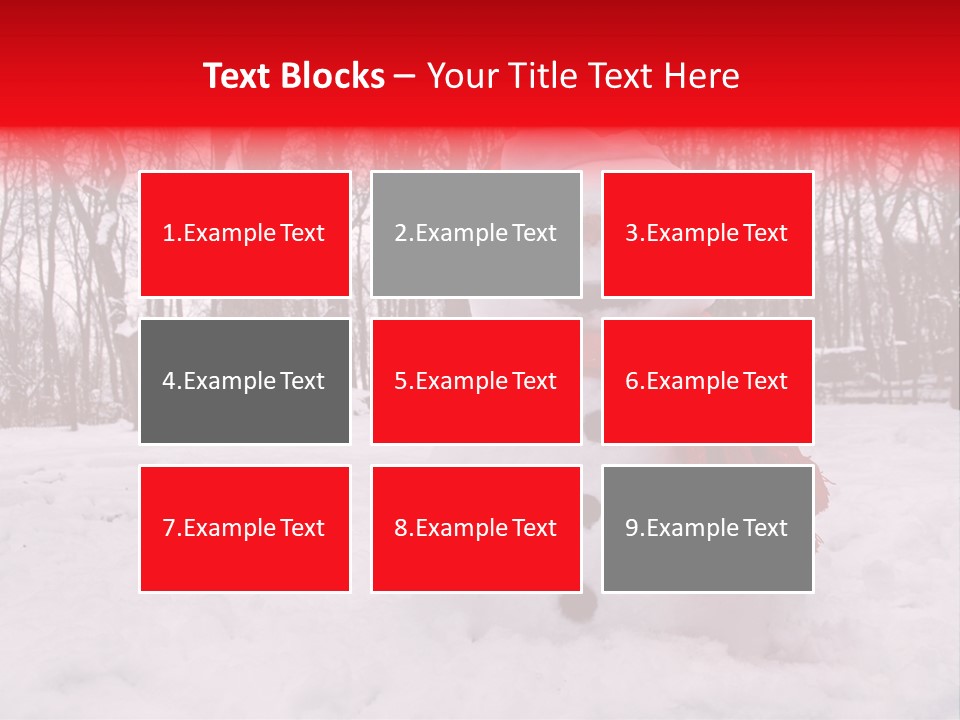 Vertical White Nobody PowerPoint Template