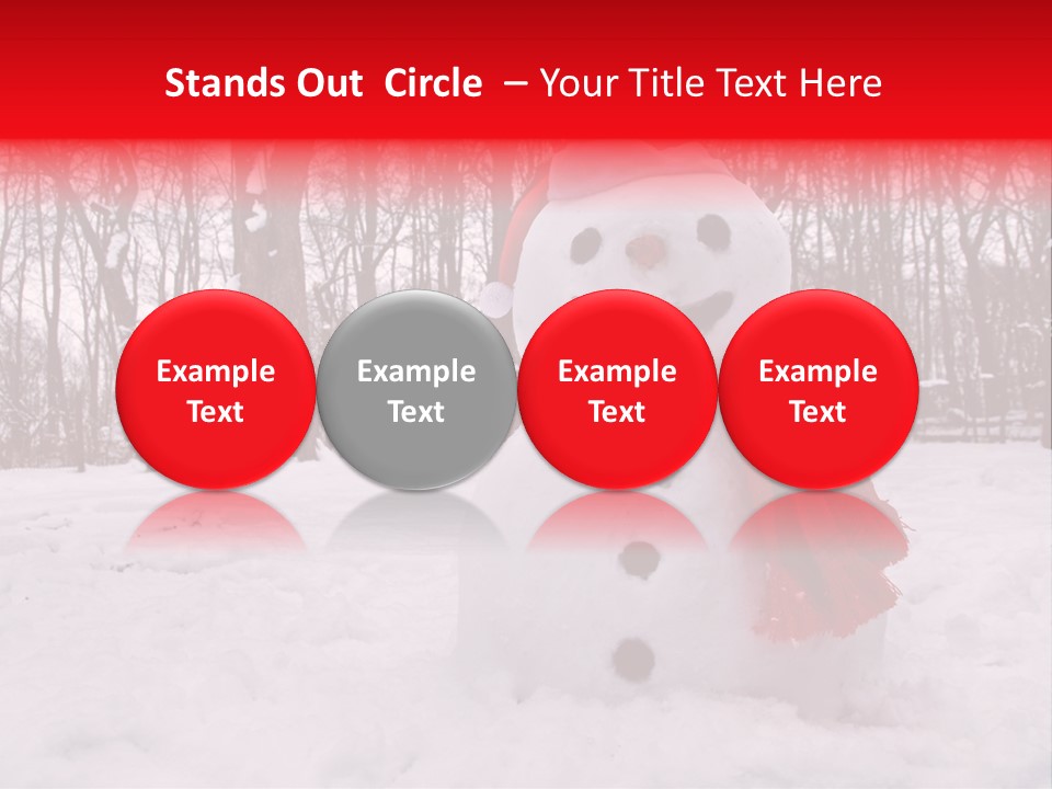 Vertical White Nobody PowerPoint Template