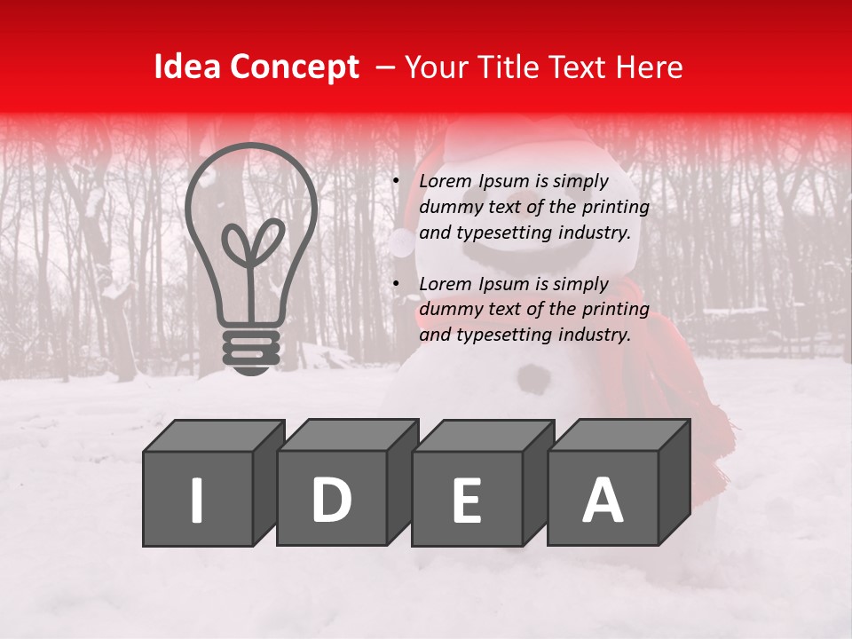 Vertical White Nobody PowerPoint Template