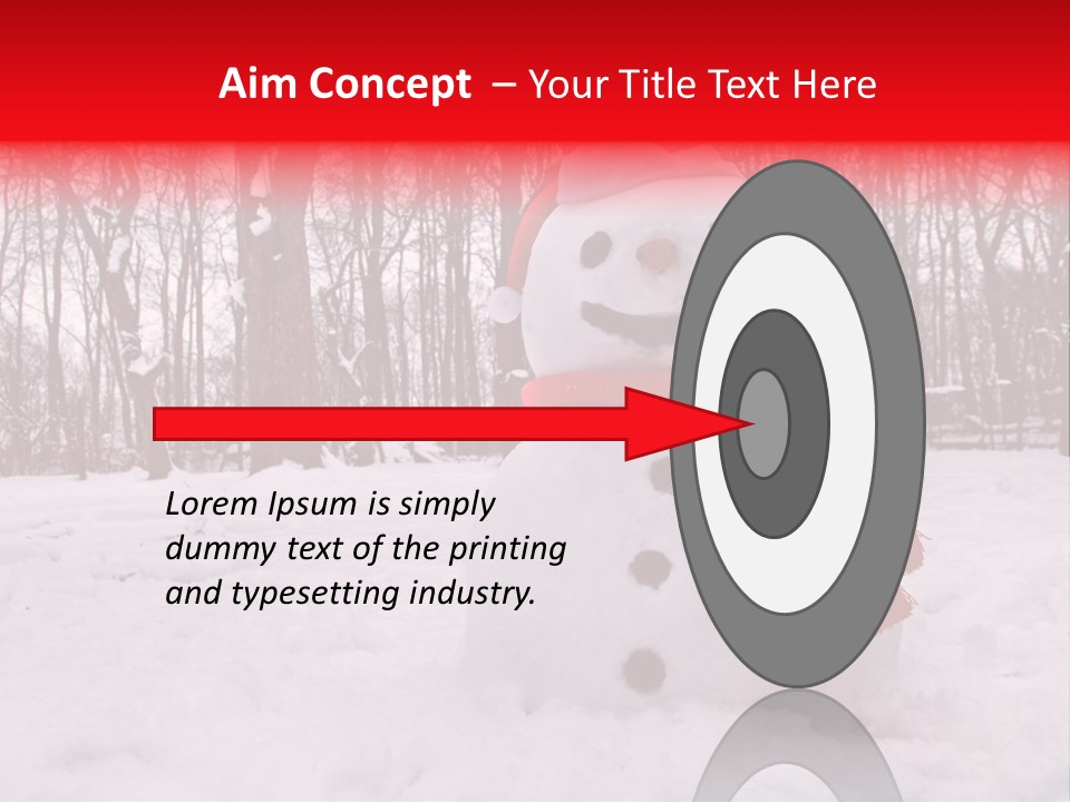 Vertical White Nobody PowerPoint Template