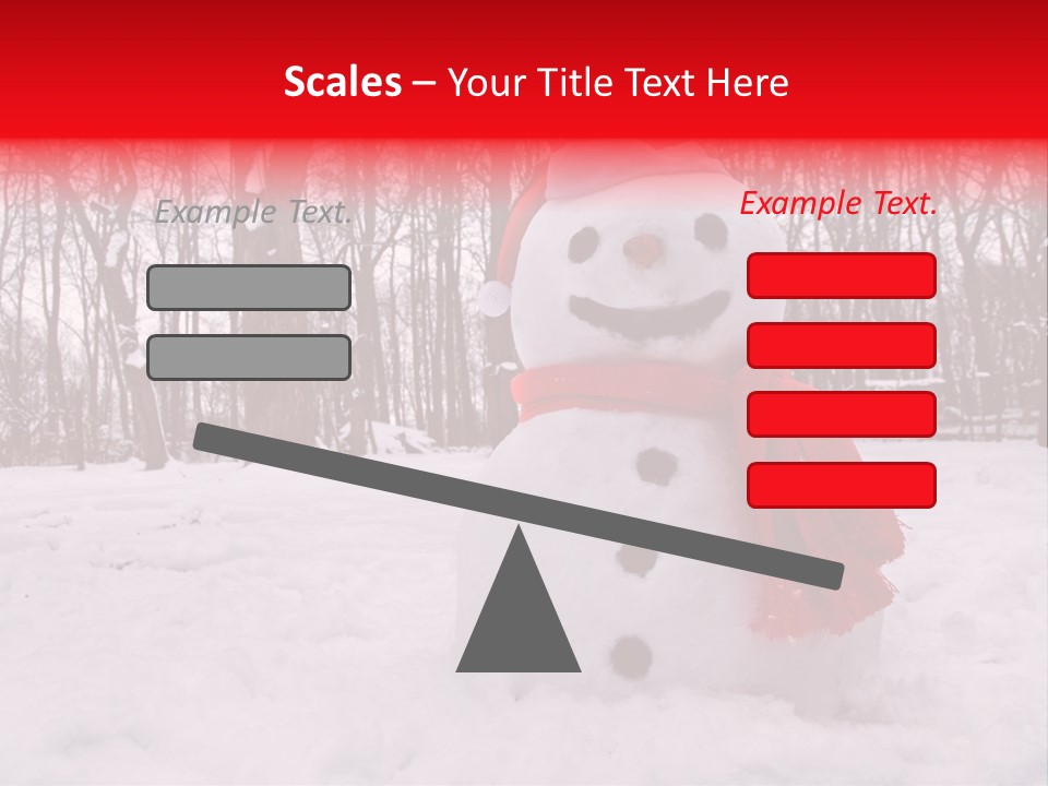 Vertical White Nobody PowerPoint Template