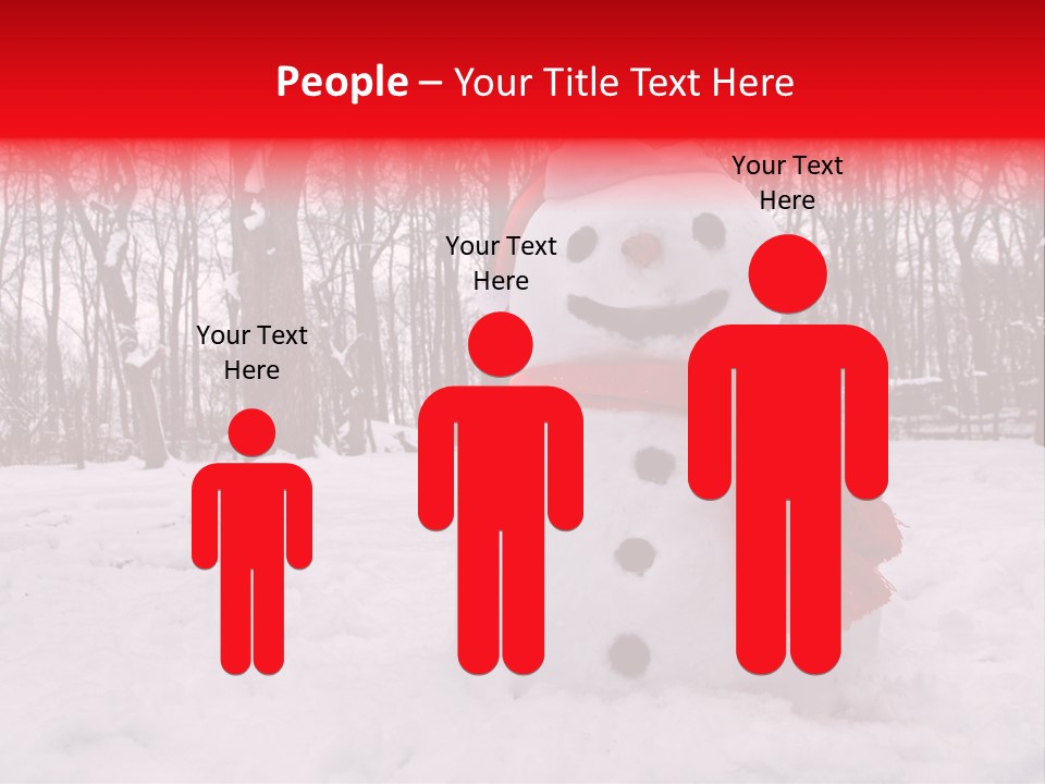 Vertical White Nobody PowerPoint Template