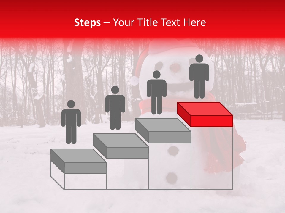 Vertical White Nobody PowerPoint Template