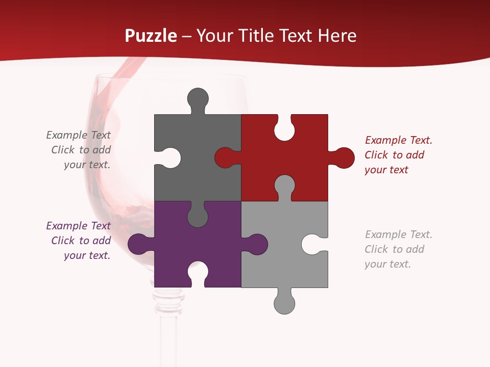 Red Wine Romantic PowerPoint Template