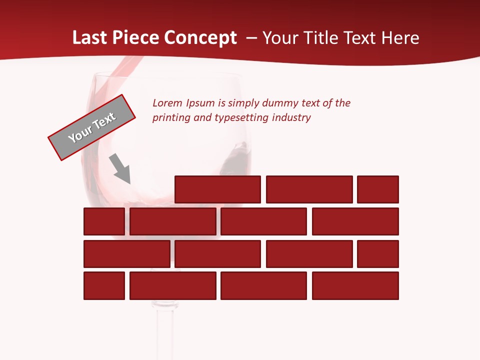 Red Wine Romantic PowerPoint Template