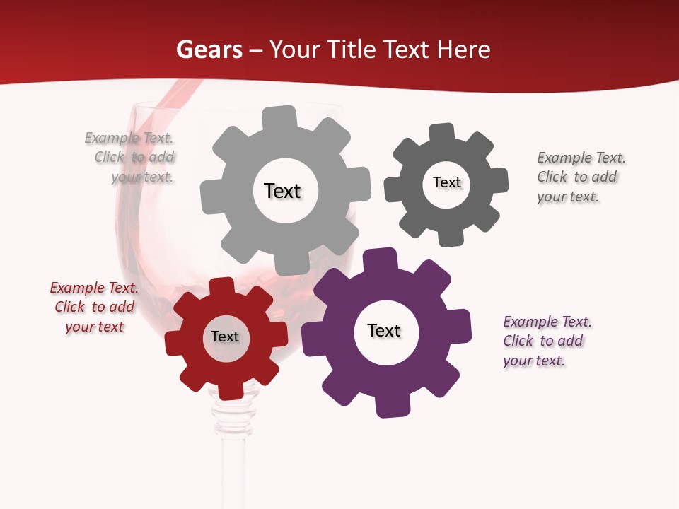 Red Wine Romantic PowerPoint Template