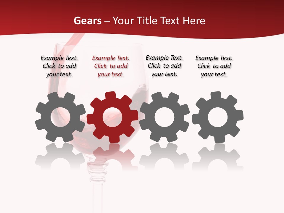 Red Wine Romantic PowerPoint Template