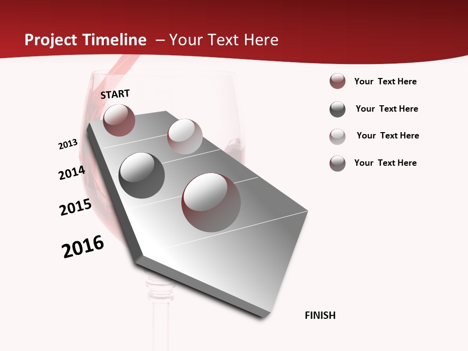 Red Wine Romantic PowerPoint Template